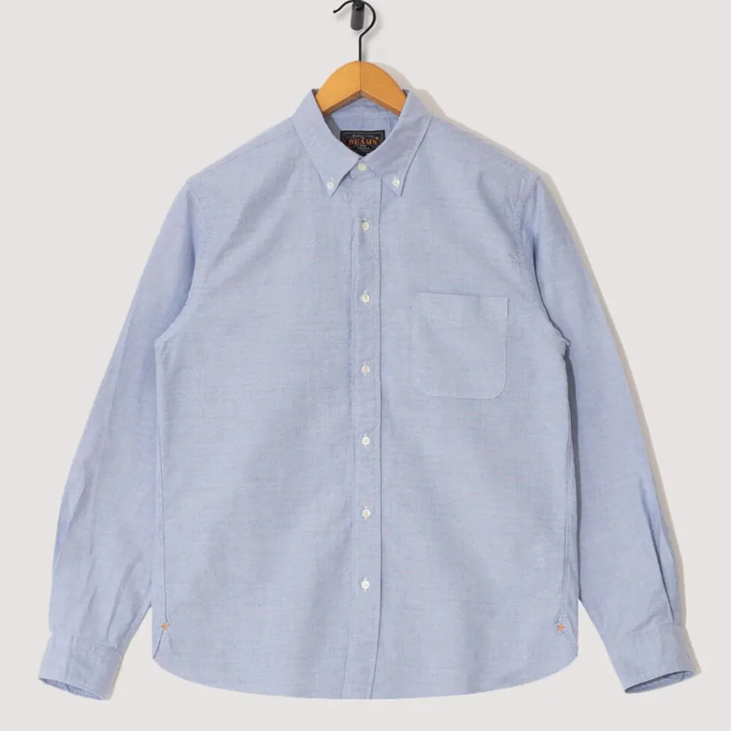 Shirts|Beams Plus Oxford Shirt - Blue