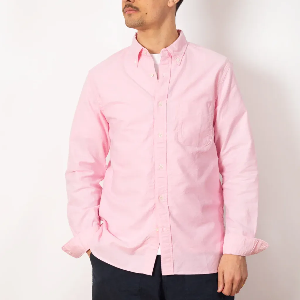 Shirts|Beams Plus Oxford Shirt - Pink