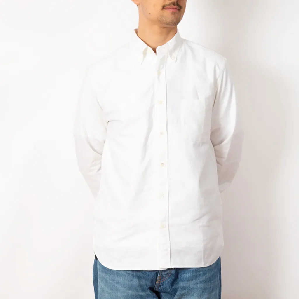 Shirts|Beams Plus Oxford Shirt - White