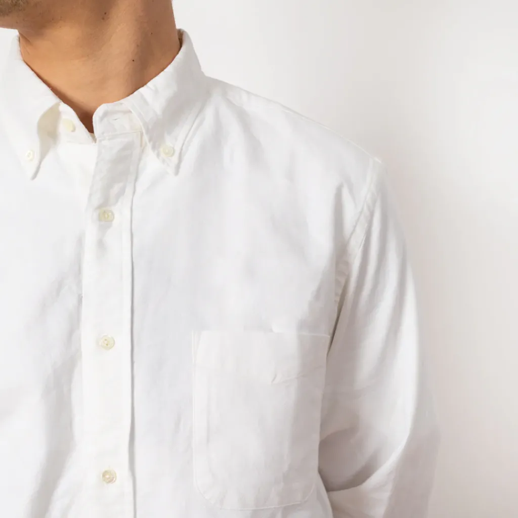 Shirts|Beams Plus Oxford Shirt - White