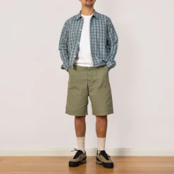 Jackets|Taiga Takahashi Palaka Jacket - Discharged Indigo Plaid