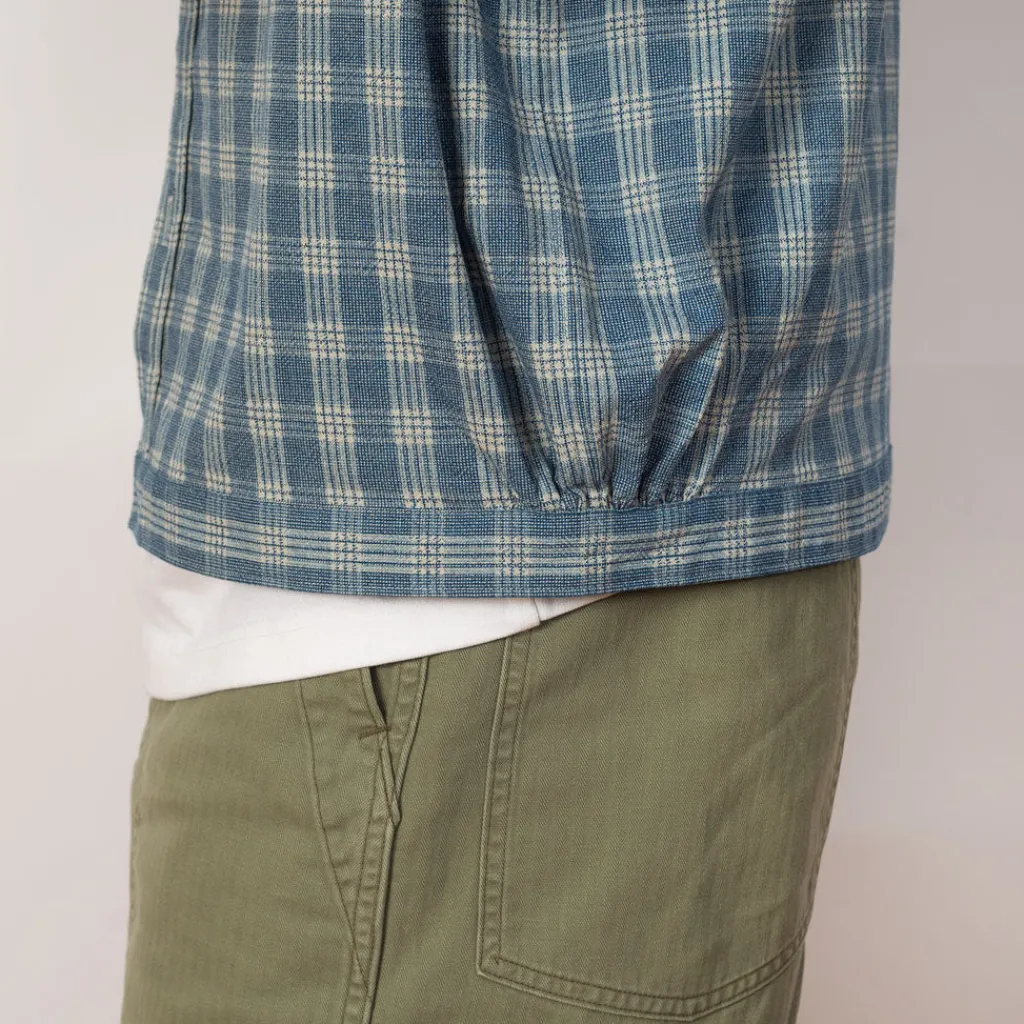 Jackets|Taiga Takahashi Palaka Jacket - Discharged Indigo Plaid