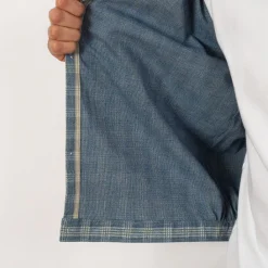 Jackets|Taiga Takahashi Palaka Jacket - Discharged Indigo Plaid