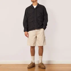 Jackets|Universal Works Parachute Field Jacket - Black