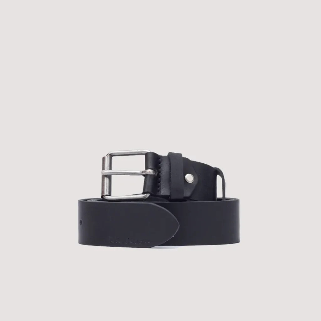 Belts|Nudie Jeans Pedersson Leather Belt - Black
