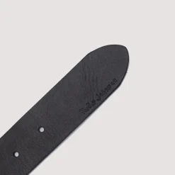Belts|Nudie Jeans Pedersson Leather Belt - Black