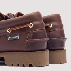 Footwear|Sebago Peggs & son Acadia - Dark Brown Leather