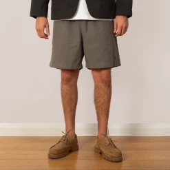 Shorts|Norse Projects Per Cotton Tencel Shorts - Mid Khaki