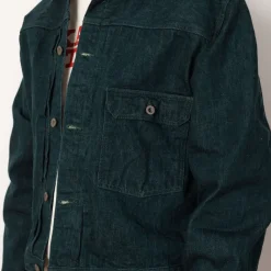 Jackets|Kapital Plant Dyed Denim Jacket - No.4