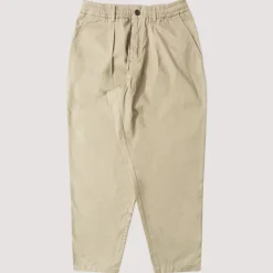 Trousers|Universal Works Pleated Track Pant - Stone Twill
