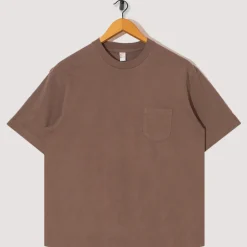 T-Shirts|Ends and Means Pocket Tee - Dull Brown