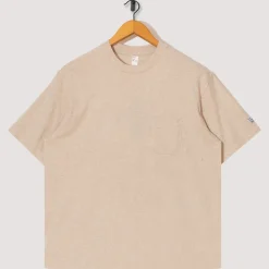 T-Shirts|Ends and Means Pocket Tee - Porridge