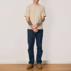T-Shirts|Ends and Means Pocket Tee - Porridge