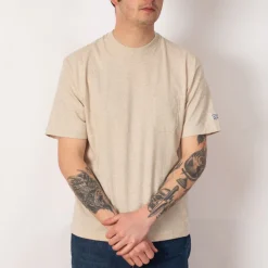 T-Shirts|Ends and Means Pocket Tee - Porridge