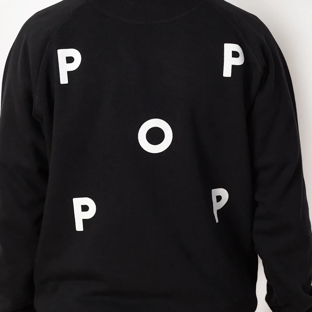 Sweatshirts|Pop Trading Company Pop Logo Hooded Sweat - Black