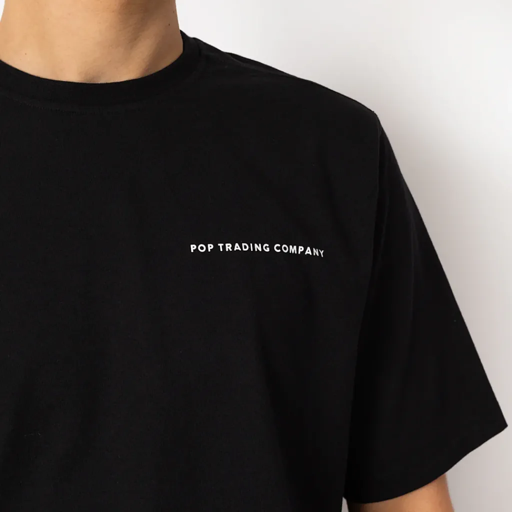 T-Shirts|Pop Trading Company Pop Logo T-Shirt - Black