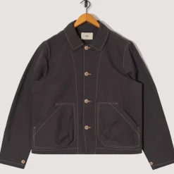 Jackets|Folk Prism Jacket - Charcoal Nylon