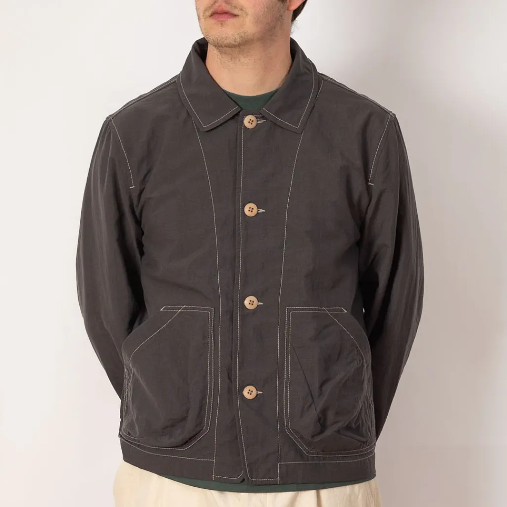 Jackets|Folk Prism Jacket - Charcoal Nylon