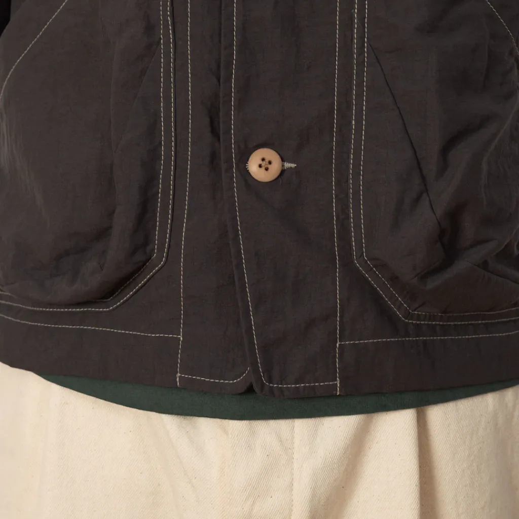 Jackets|Folk Prism Jacket - Charcoal Nylon