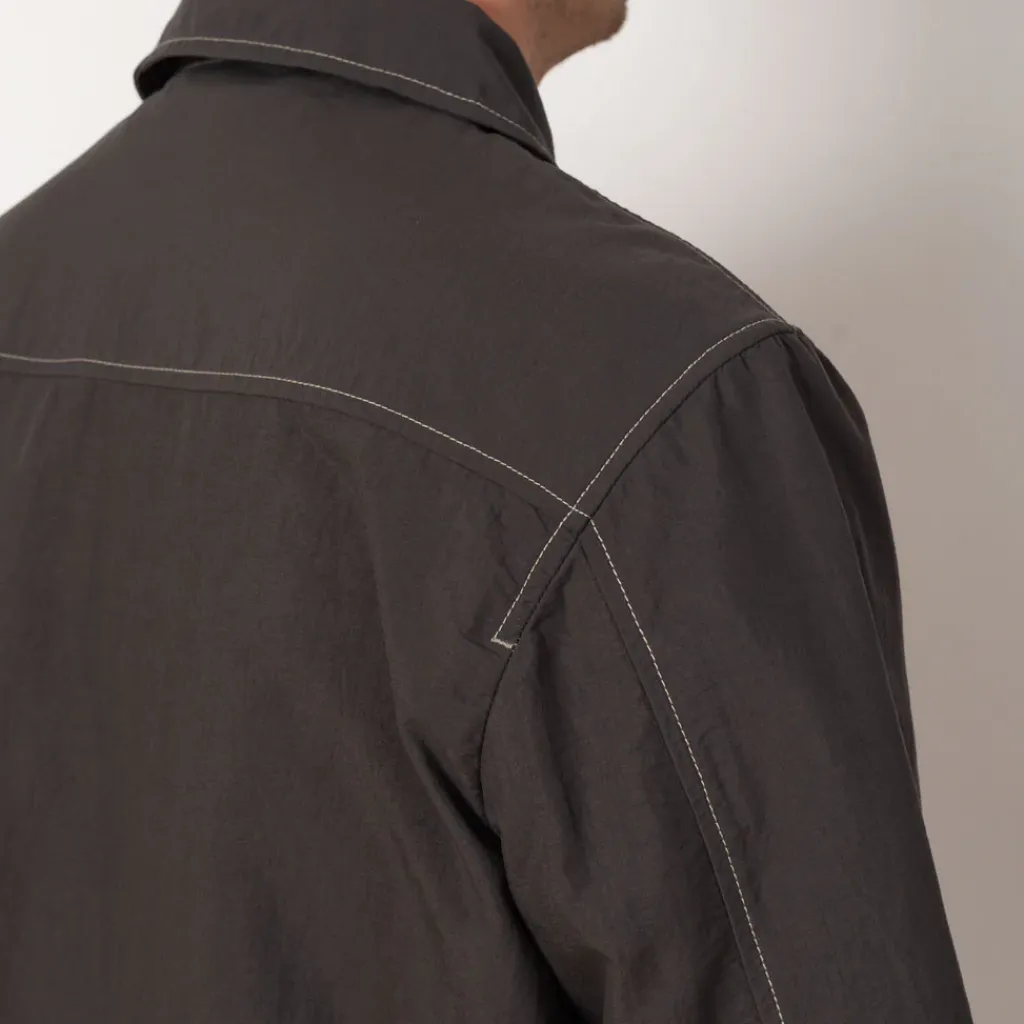 Jackets|Folk Prism Jacket - Charcoal Nylon