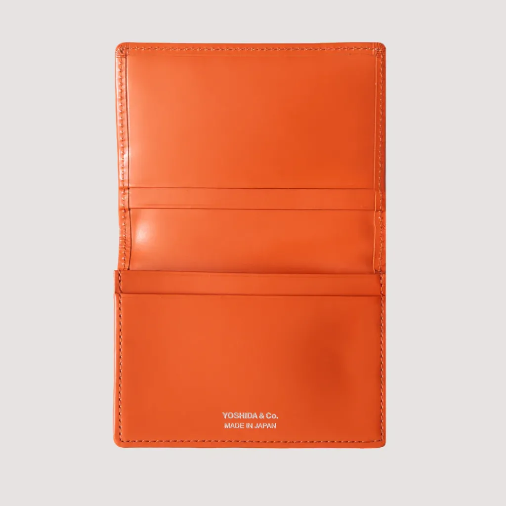 Wallets|Porter - Yoshida u0026 Co. PS Leather Wallet Card Case - Orange
