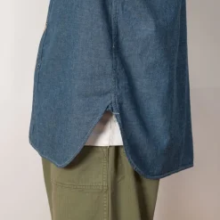 Shirts|OrSlow Relaxed Fit Work Shirt - Chambray