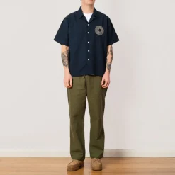 Shirts|Folk Relaxed Soft Collar Shirt - Navy
