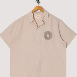 Shirts|Folk Relaxed Soft Collar Shirt - Light Stone