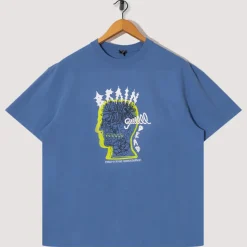T-Shirts|Brain Dead Ringing Ear T-Shirt - Blue