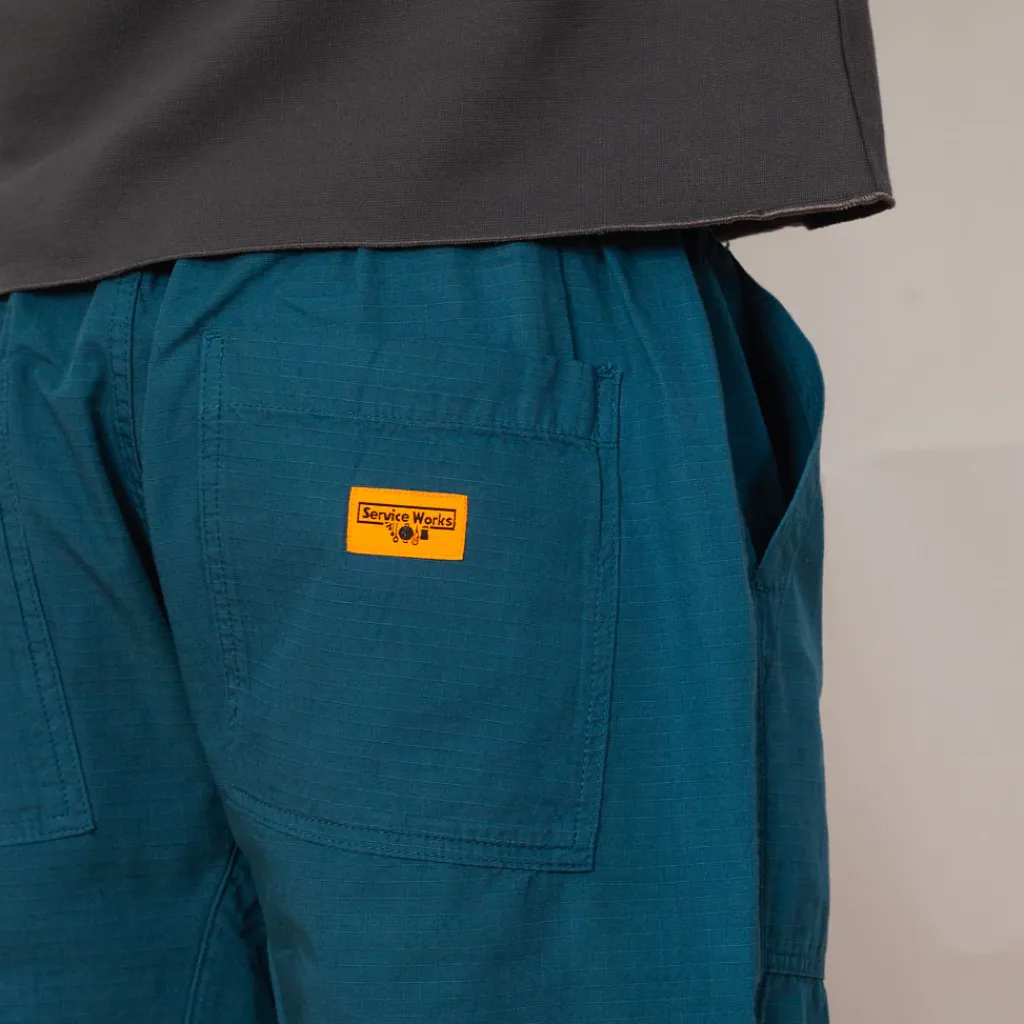 Trousers|Service Works Ripstop Chef Pant - Ocean