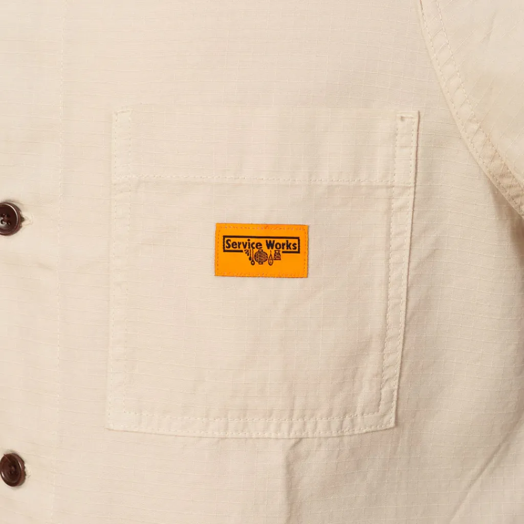 Jackets|Service Works Ripstop FOH Jacket - Bone