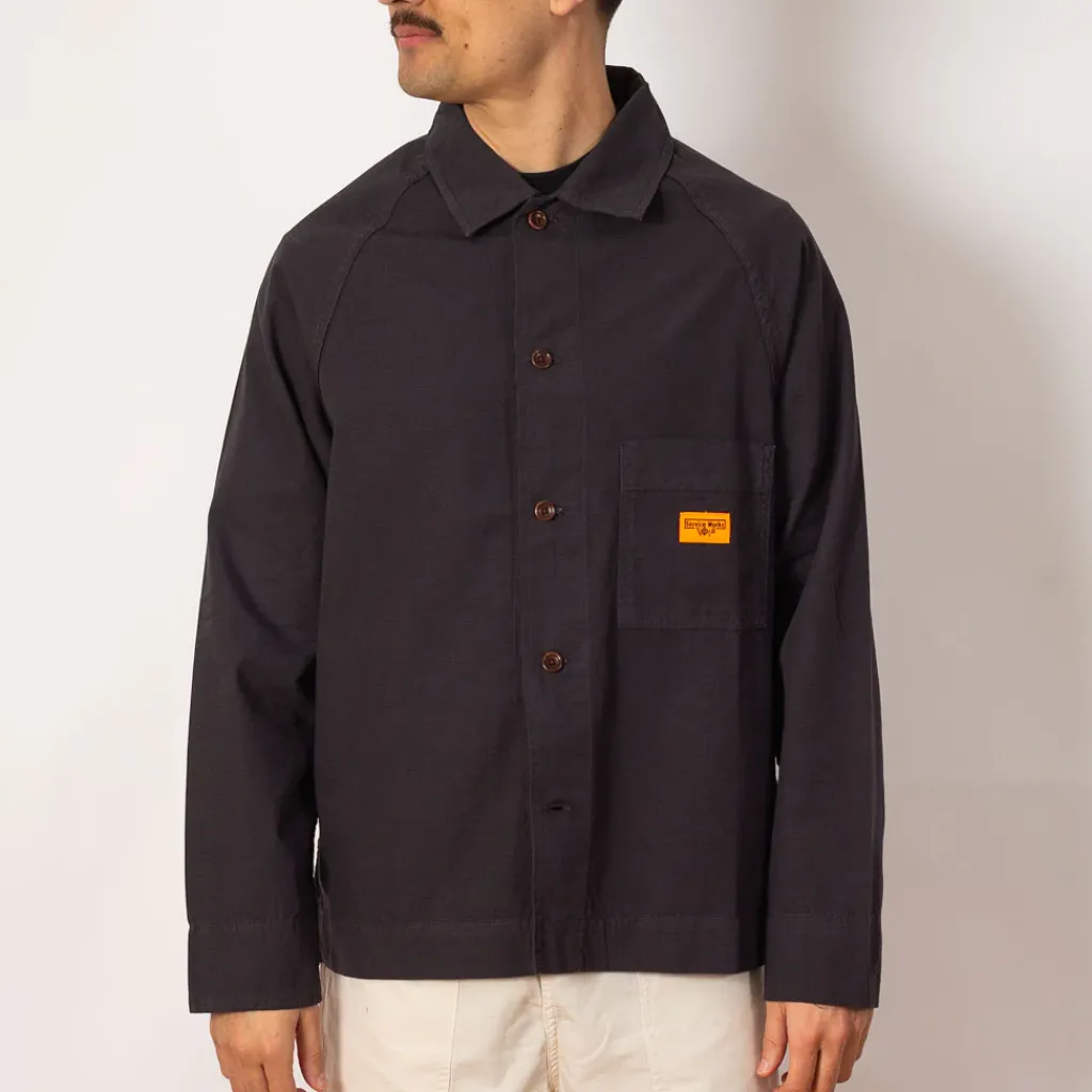 Jackets|Service Works Ripstop FOH Jacket - Washed Black