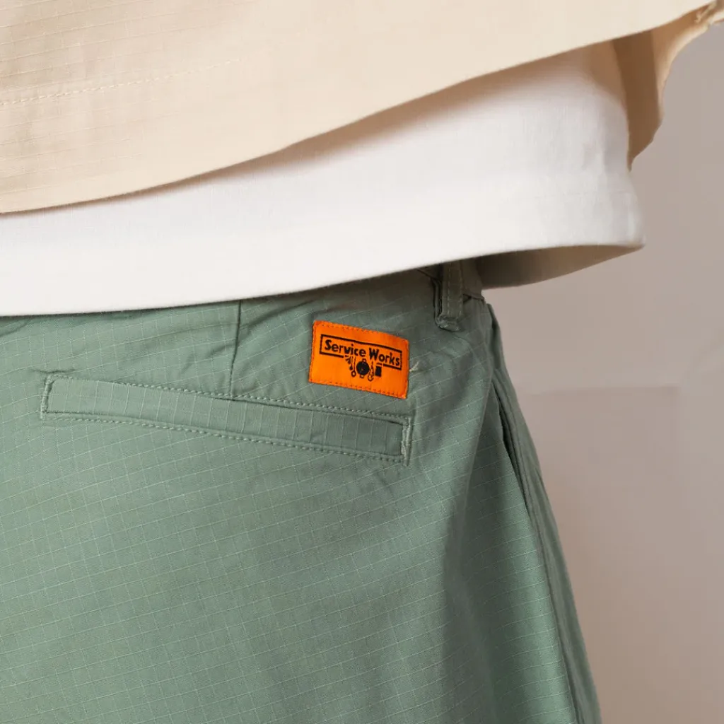 Trousers|Service Works Ripstop Part Timer Pant - Sage
