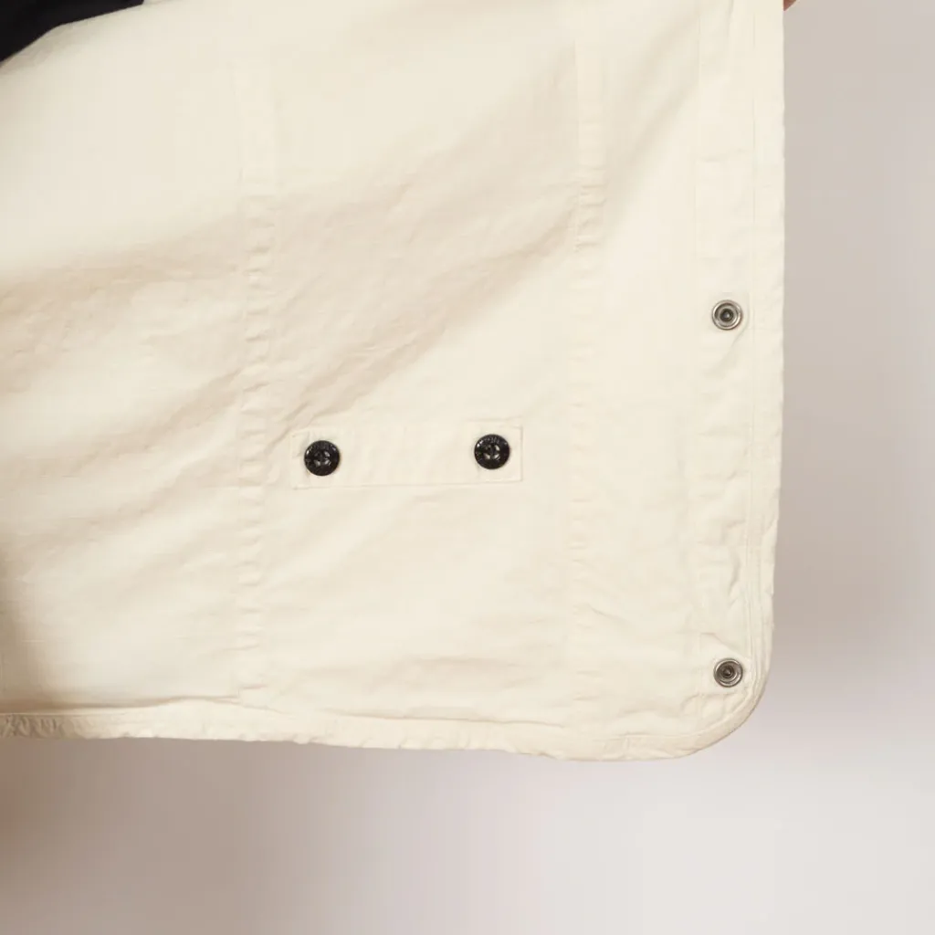 Jackets|Stone Island Ripstop Vest - Ivory (V0093)