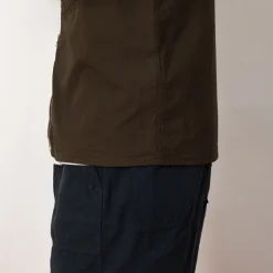 Shirts|Stone Island Ripstop Zip Overshirt - Military Green (V0054)