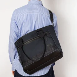 Bags|Master Piece Rise Tote Bag Briefcase - Navy