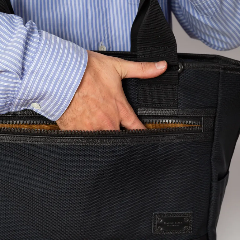 Bags|Master Piece Rise Tote Bag Briefcase - Navy