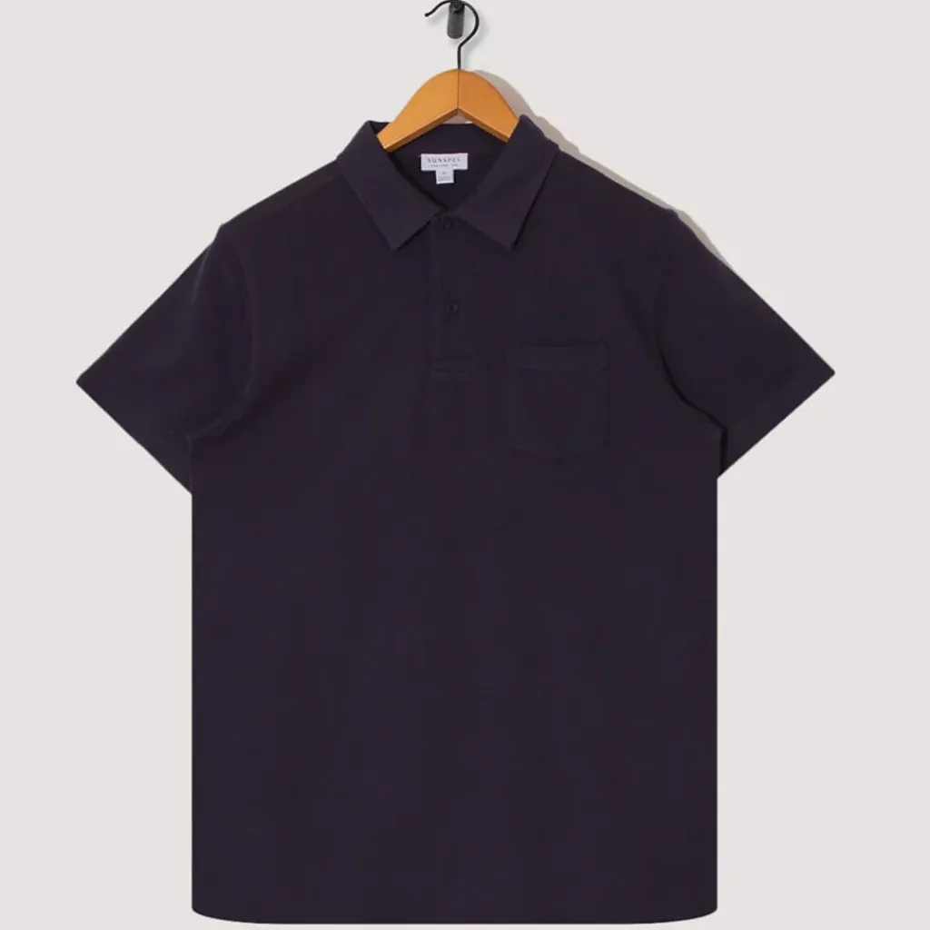 Shirts|Sunspel Riviera Polo - Navy