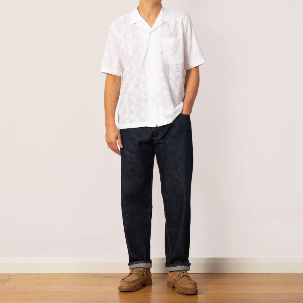 Shirts|Universal Works Road Shirt - White