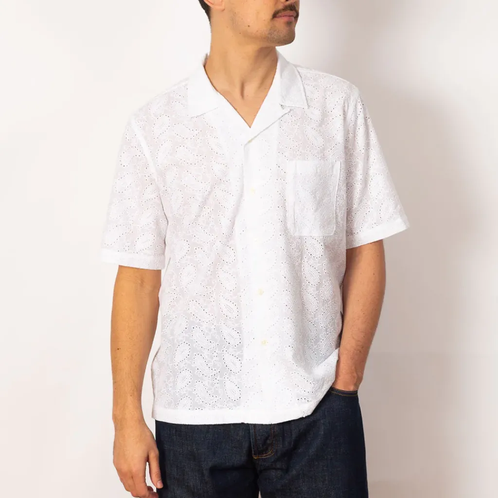 Shirts|Universal Works Road Shirt - White