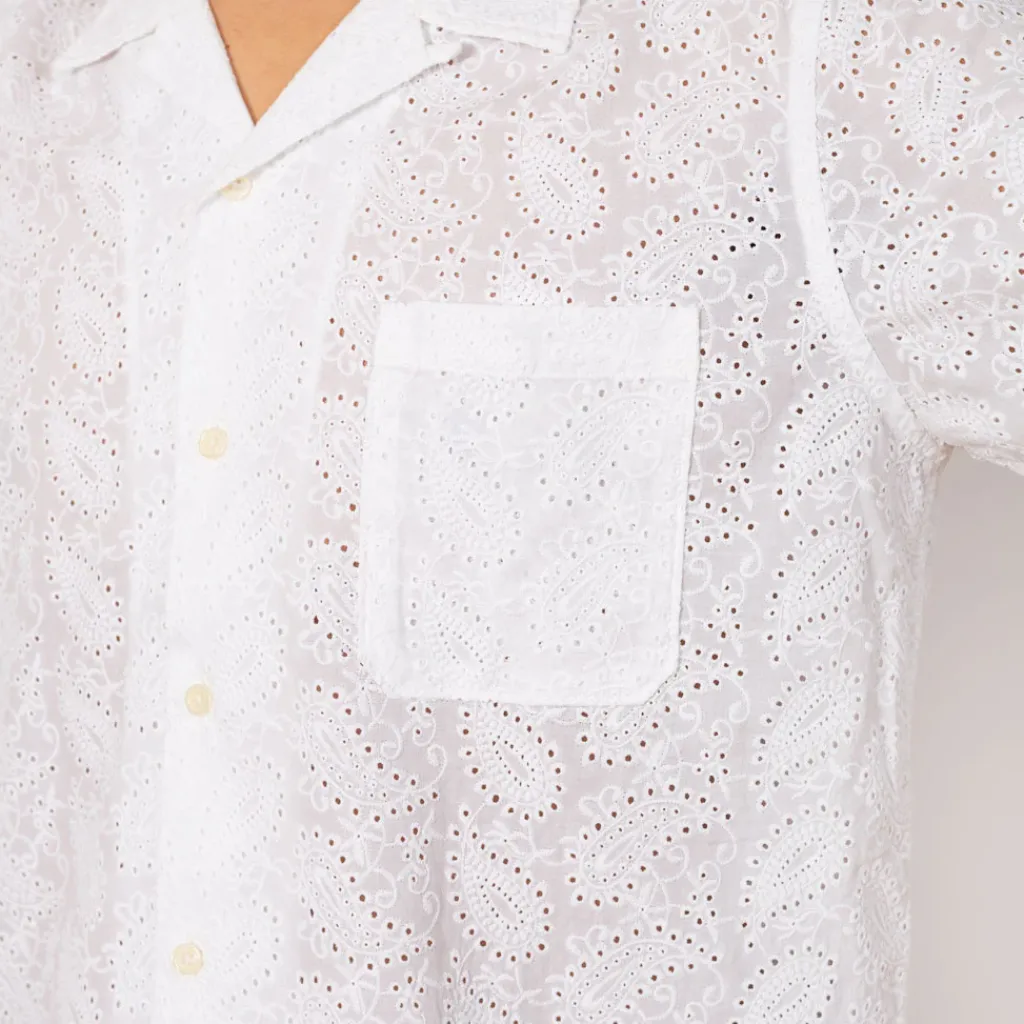 Shirts|Universal Works Road Shirt - White