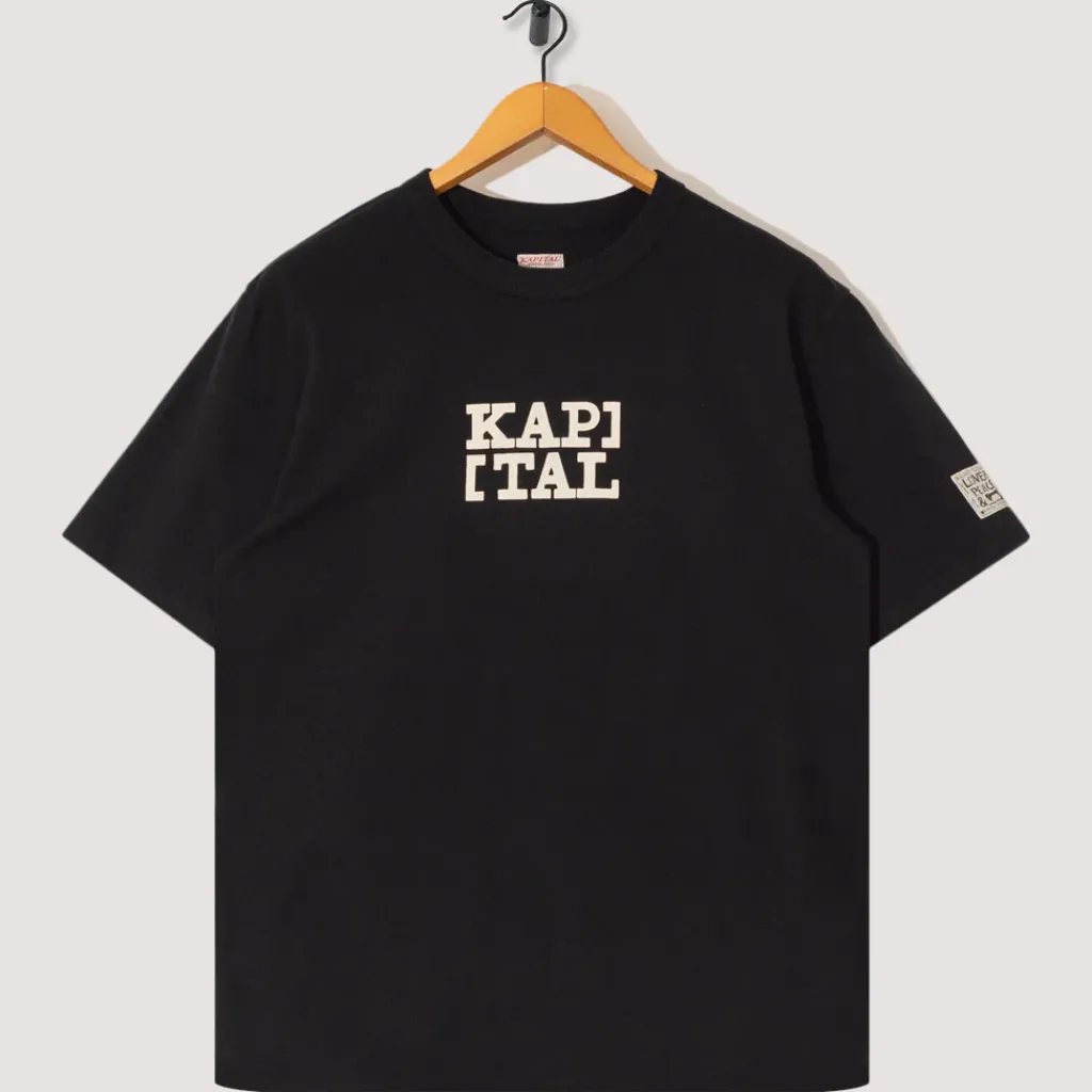 T-Shirts|Kapital Rookie Crew Tee - Black