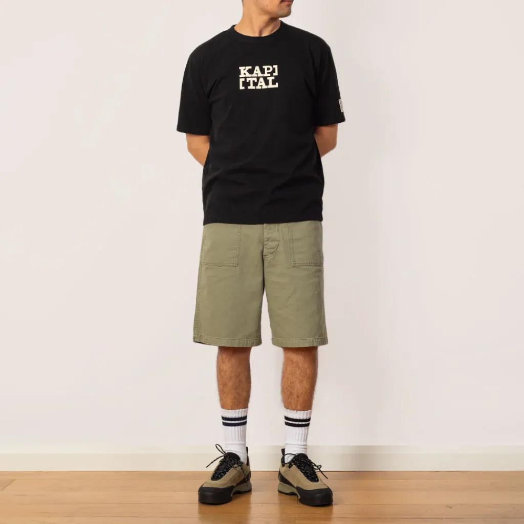 T-Shirts|Kapital Rookie Crew Tee - Black