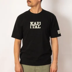 T-Shirts|Kapital Rookie Crew Tee - Black