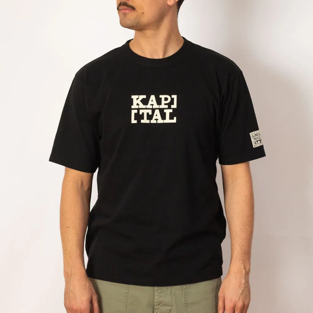 T-Shirts|Kapital Rookie Crew Tee - Black