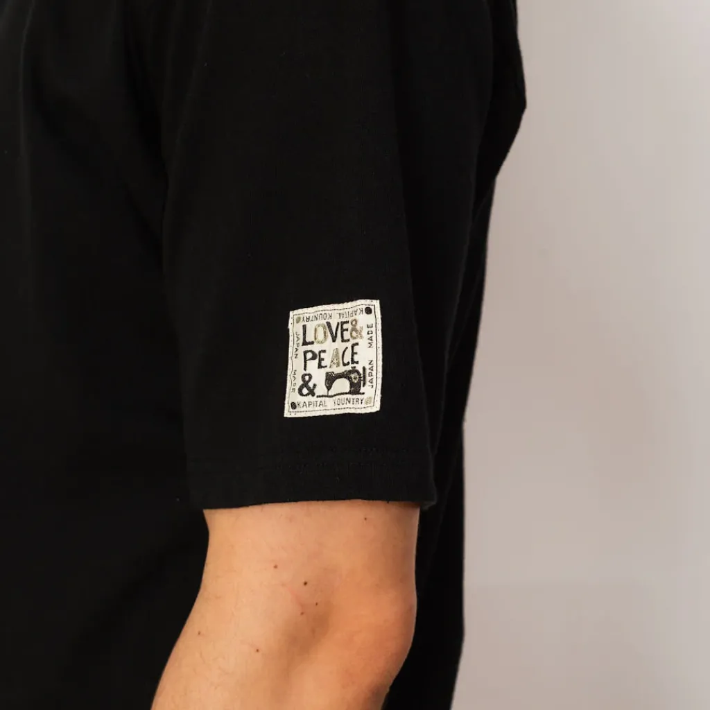 T-Shirts|Kapital Rookie Crew Tee - Black
