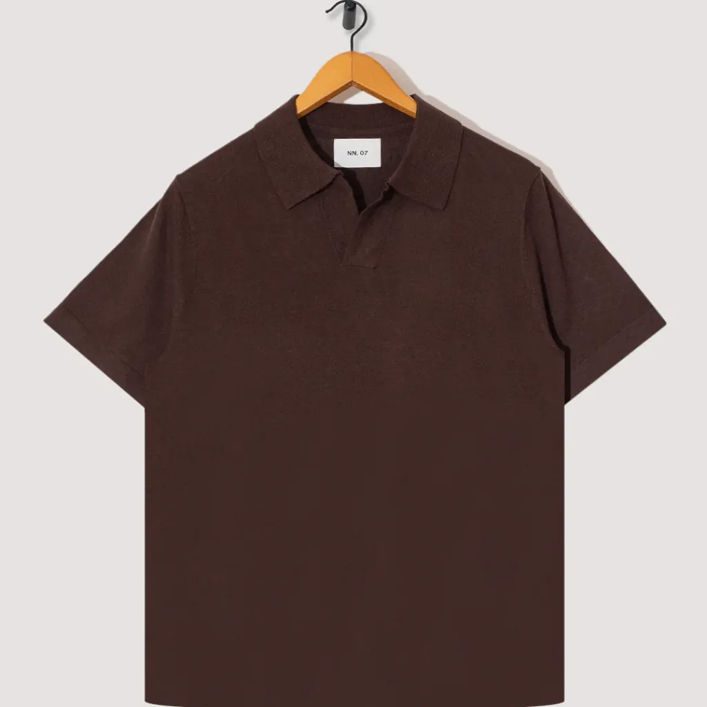 Shirts|NN07 Ryan Polo - Coffee