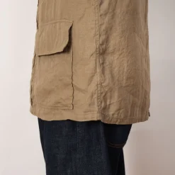 Jackets|Kaptain Sunshine Safari Shirt Jacket - Beige