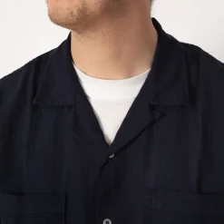 Shirts|Universal Works Sal Road Shirt - Navy