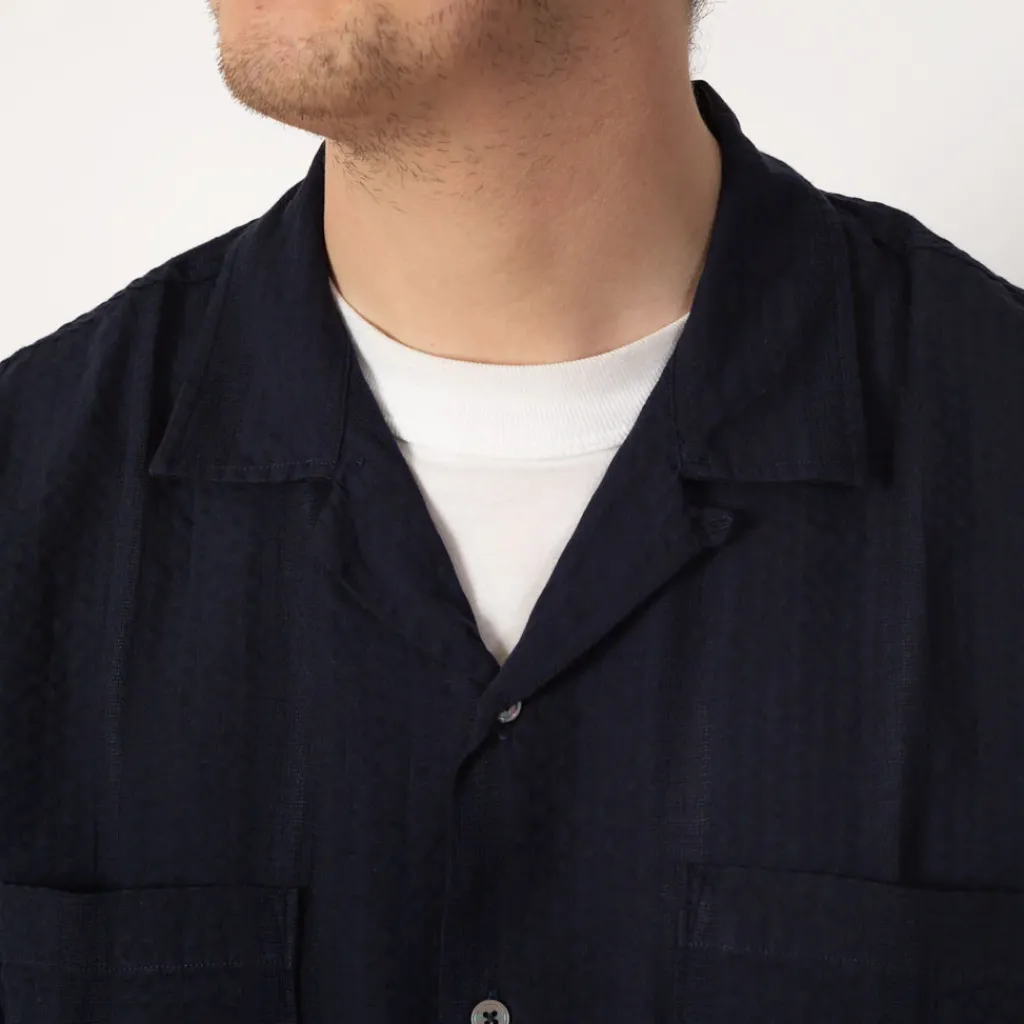 Shirts|Universal Works Sal Road Shirt - Navy